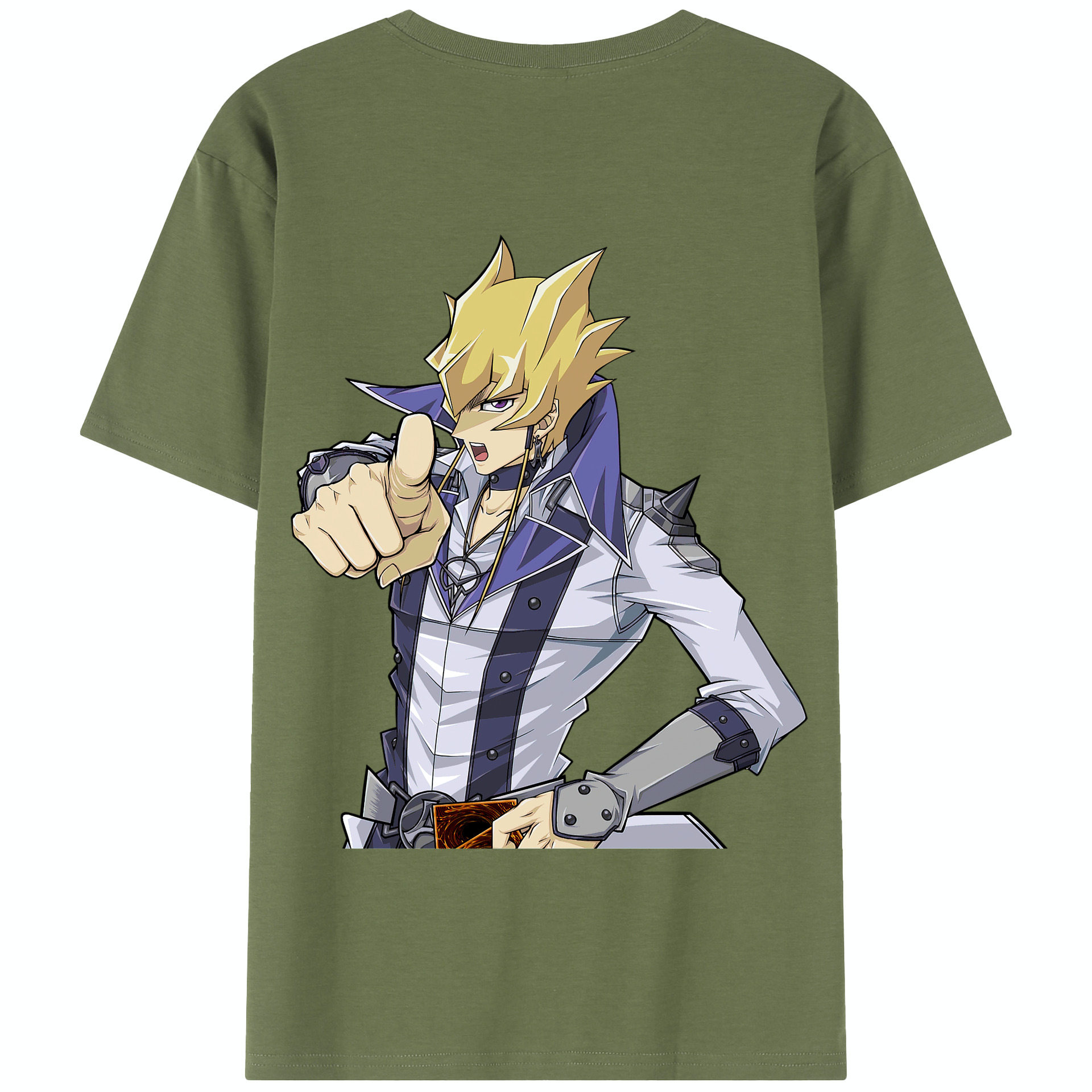 （画像用） 遊☆戯☆王 Yu-Gi-Oh! 綿100％半袖Tシャツ（背面プリント）